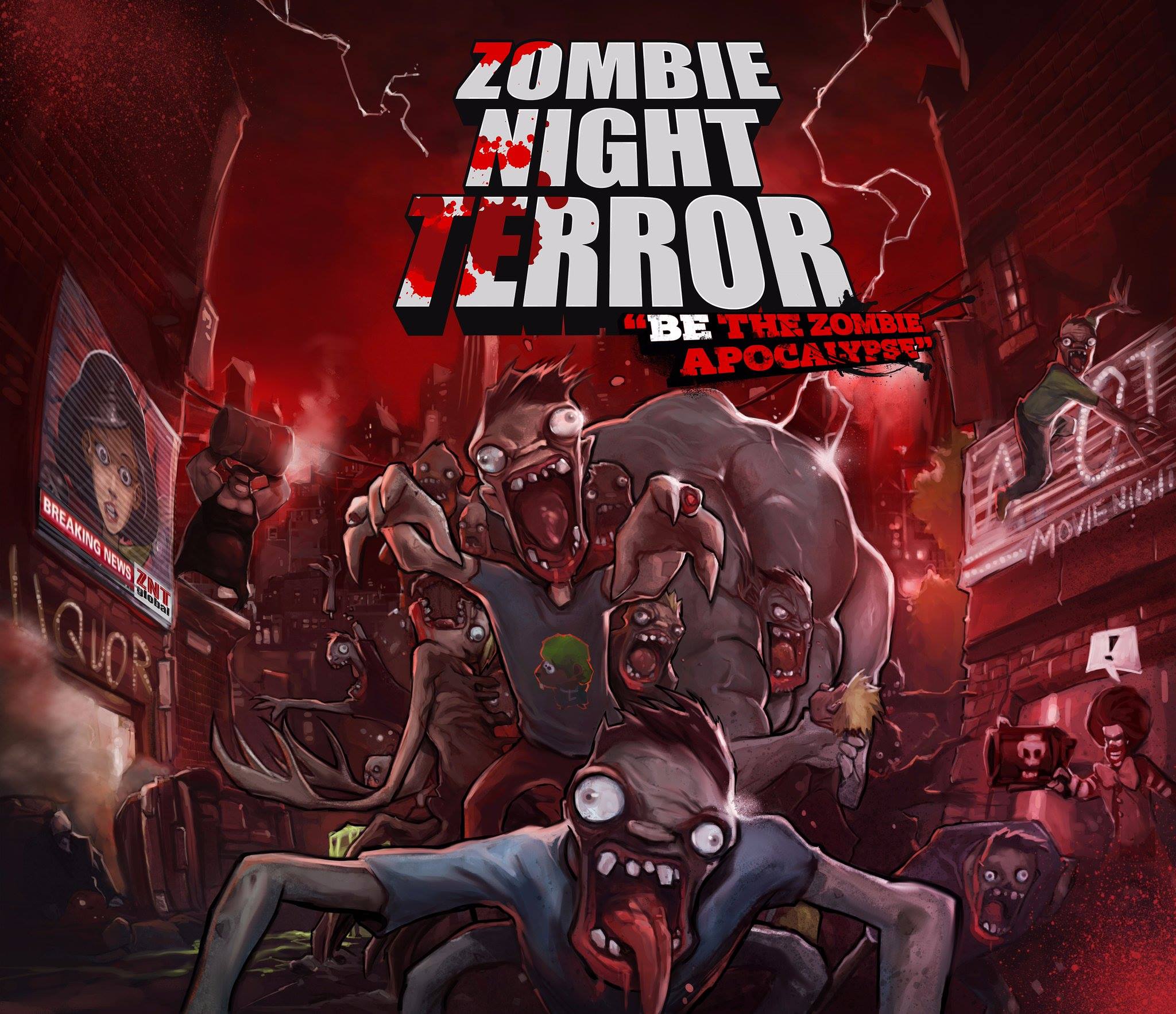 Игра зомби ночь. Zombie Night Terror 2.